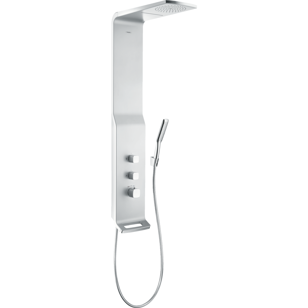 Душевая панель hansgrohe Raindance Lift 180 2jet с термостатом 27008000, матовый хром/хром