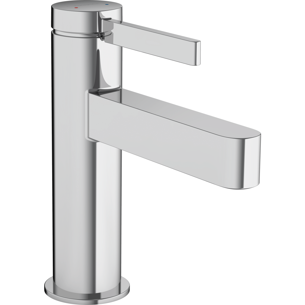 Смеситель для раковины hansgrohe Finoris 100, со сливным клапаном Push-Open 76010000, хром