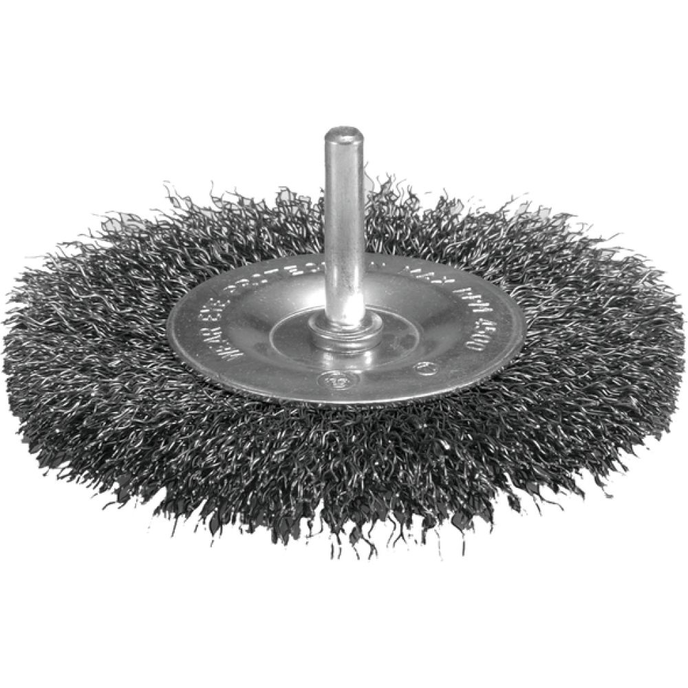 Щетка проволочная дисковая Makita (d38 мм, толщ. проволоки 0.3 мм, гофрированная, металл, 6 мм), D-39958