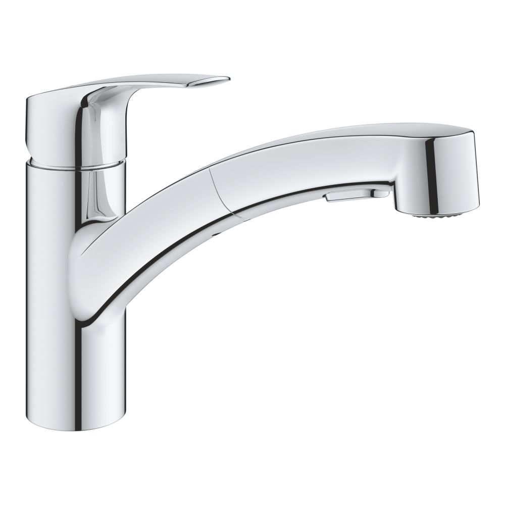 Смеситель для кухонной мойки GROHE Eurosmart с вытяжным душем, хром (30305001)