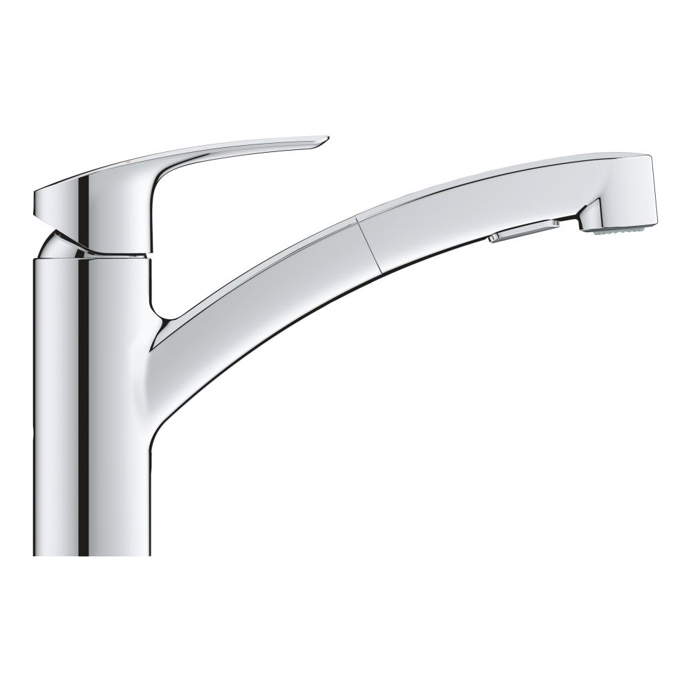 Смеситель для кухонной мойки GROHE Eurosmart с вытяжным душем, хром (30305001)