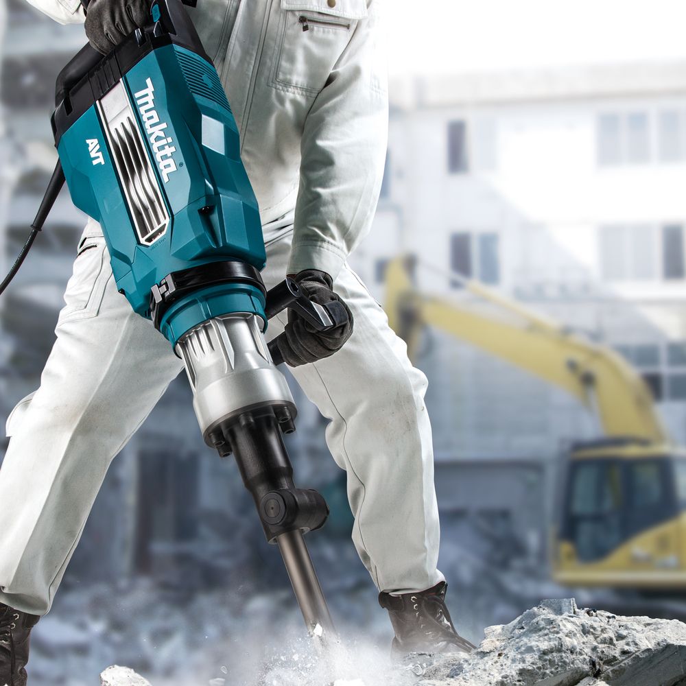 Отбойный молоток Makita HM1511, 1850 Вт, 48.9 Дж, 1300 уд/мин, в кейсе