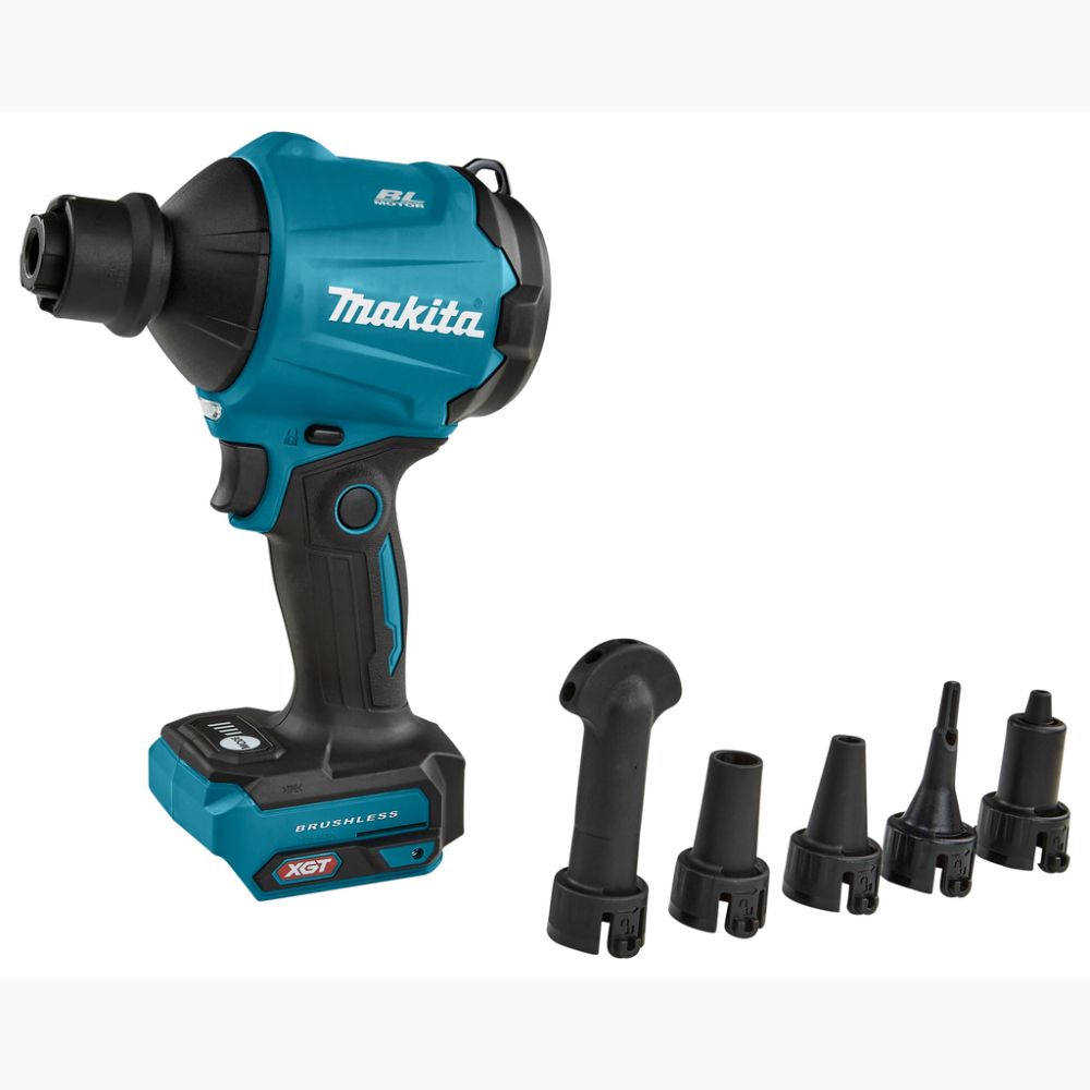 Аккумуляторная воздуходувка Makita XGT, 40 В, 0.29 бар, 1100 л/мин, без АКБ и ЗУ, AS001GZ