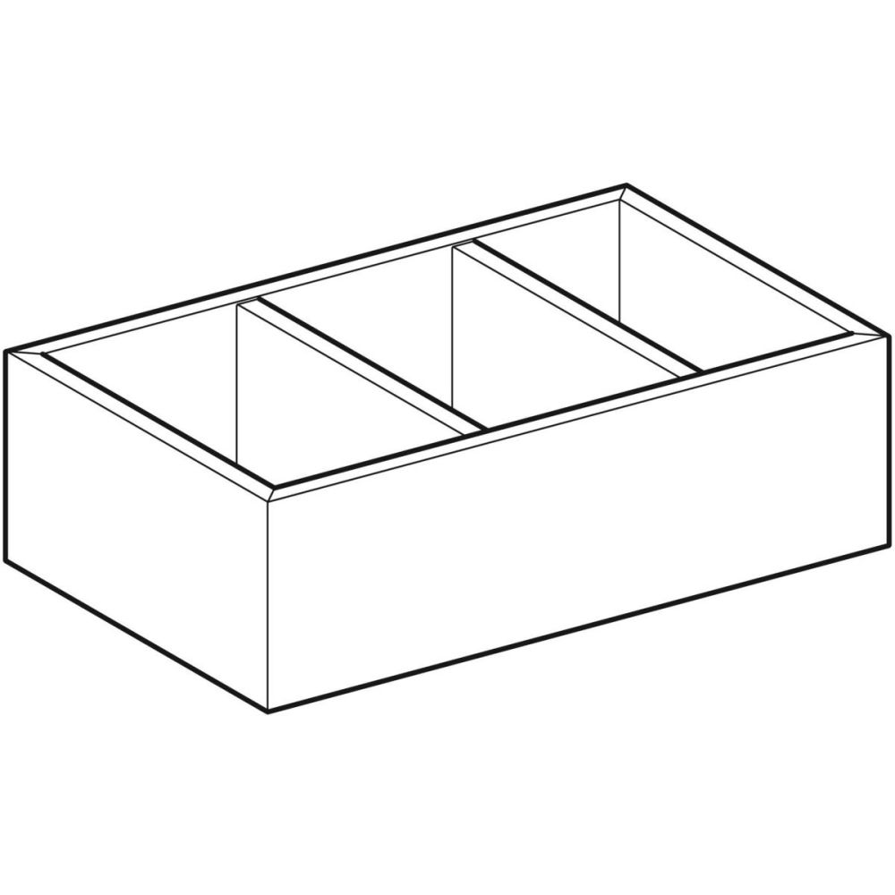 Перегородка для выдвижного ящика Geberit h-образная, темно-серый, 500.676.00.1