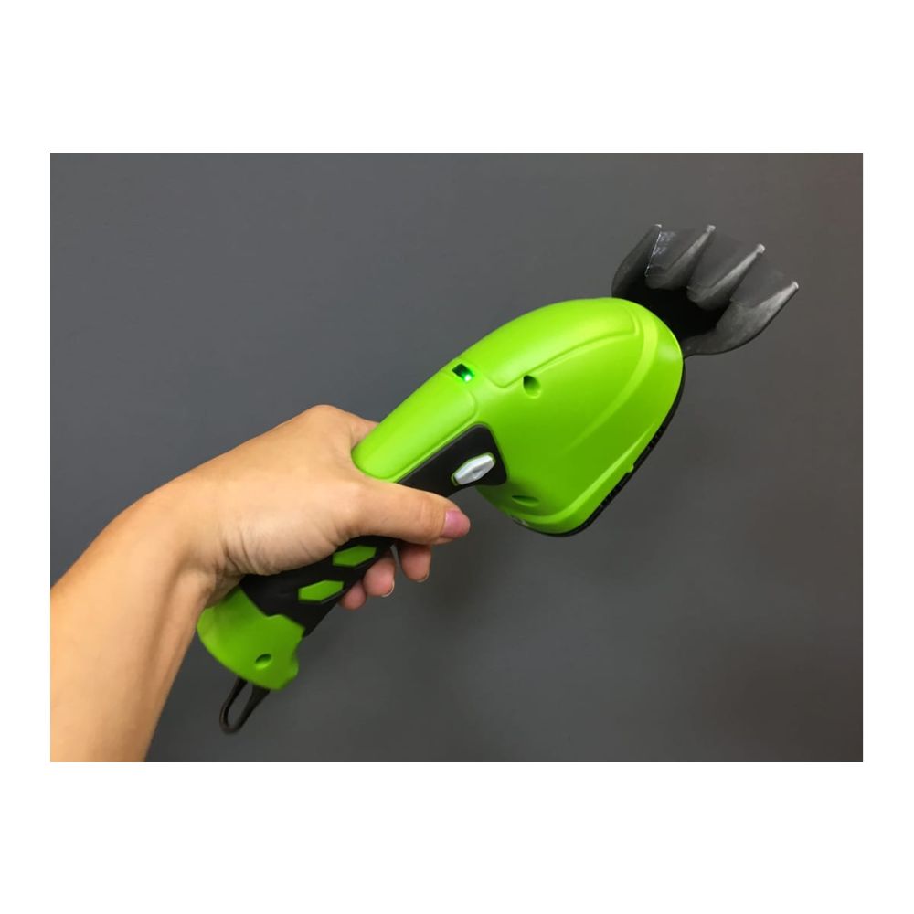 Аккумуляторные садовые ножницы Greenworks, 3.6 B, 10 см, со встроенной АКБ 2 Aч и ЗУ, с телескопической штангой, 1600207