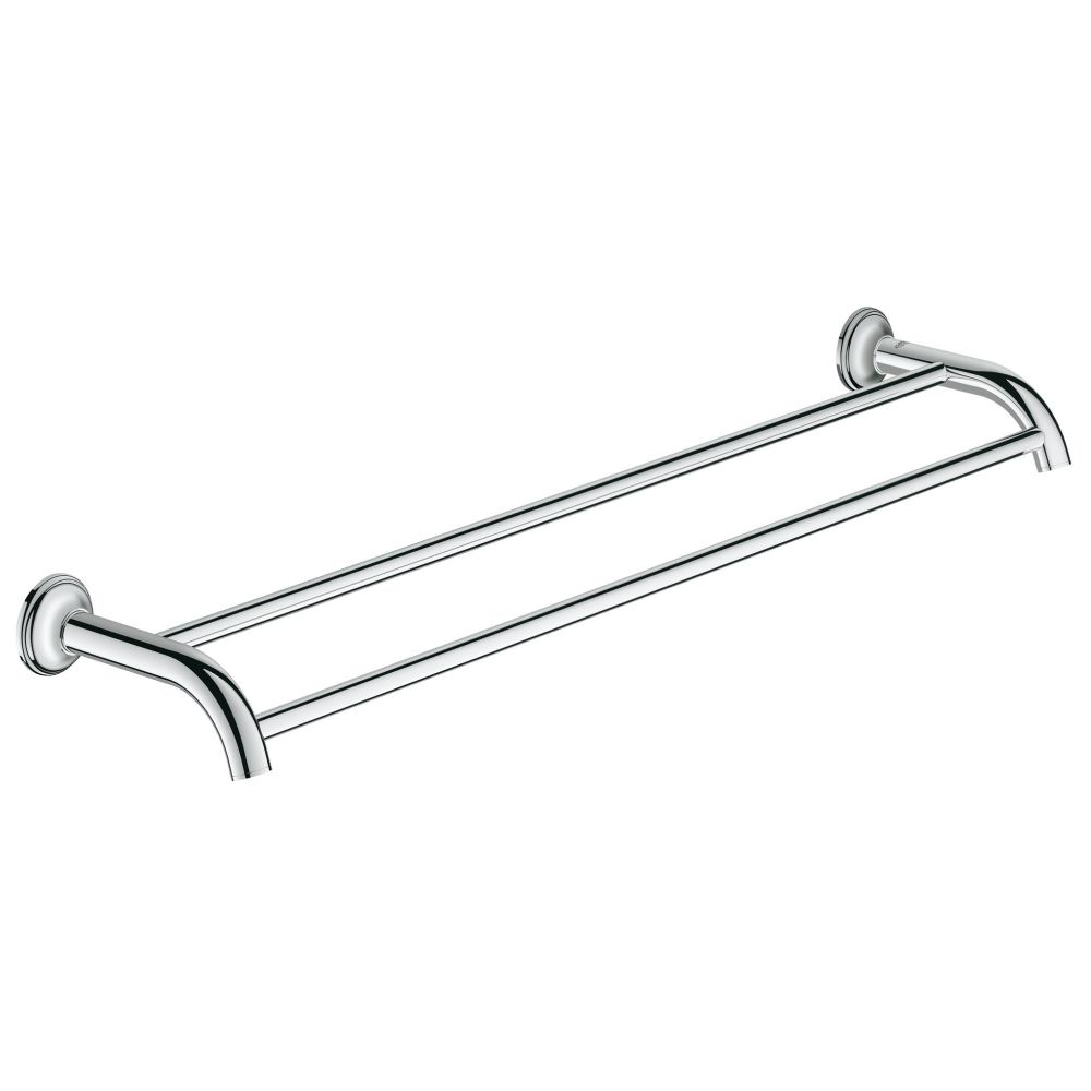 Двойной держатель для полотенца GROHE Essentials Authentic, хром (40654001)
