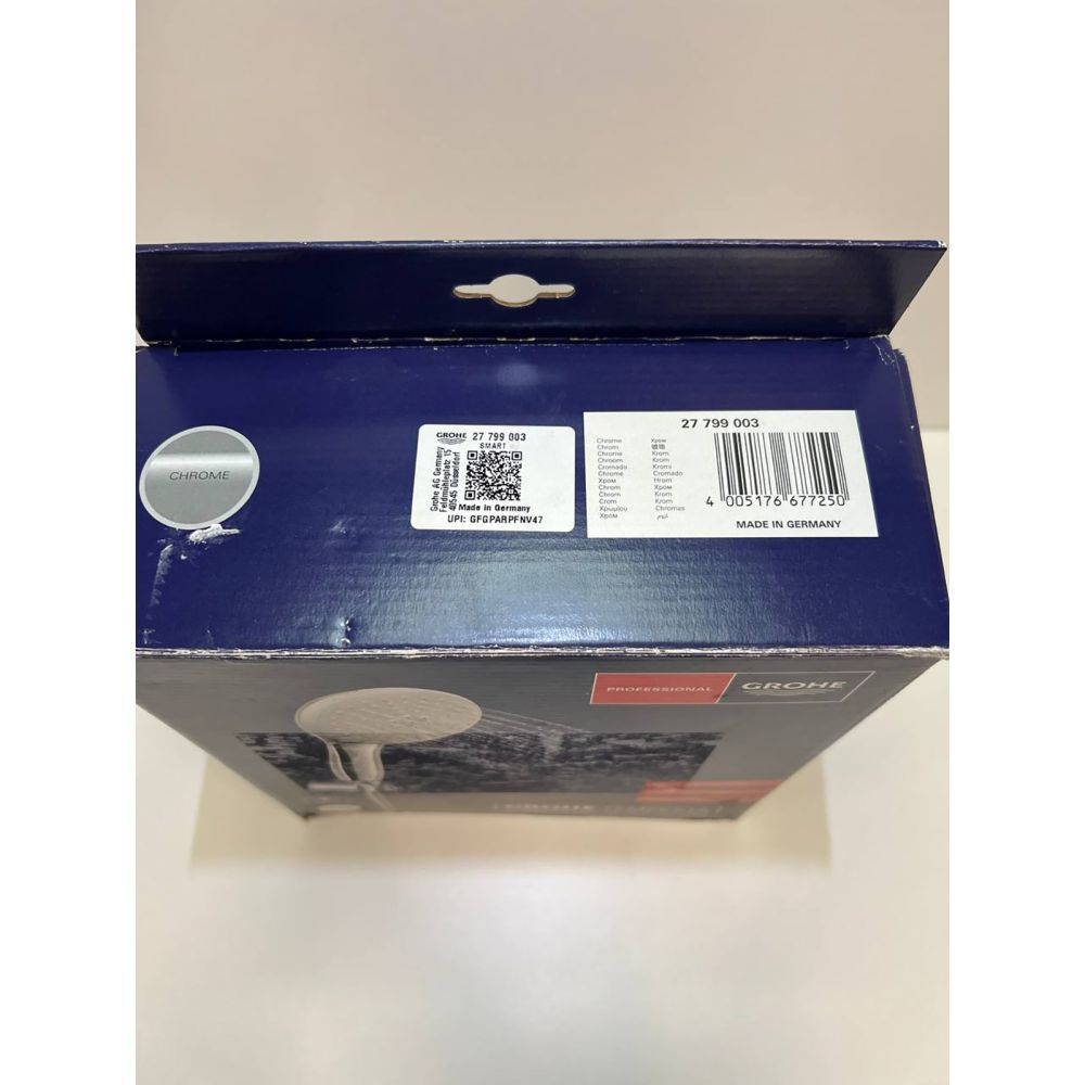 Душевой набор GROHE Tempesta 110, 2 режима, 1250 мм, 13,5 л/мин, хром (27799003/U), уцененный товар