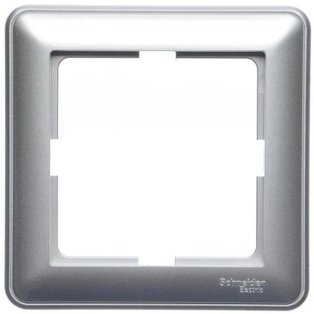 Рамка 1-постовая вертикальная Systeme Electric (Schneider Electric) W59, матовый хром KD-1-58