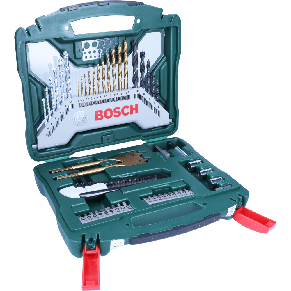 Набор оснастки и инструментов Bosch X-Line 2607019327, с титан-нитридным покрытием, 50 шт.