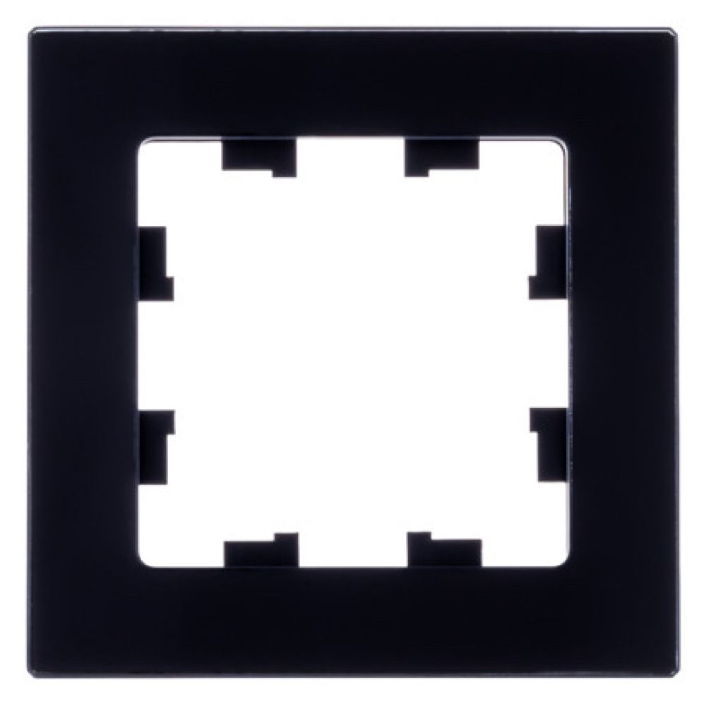 Рамка 1-постовая универсальная Systeme Electric (Schneider Electric) Atlas Design Nature, черный ATN361001