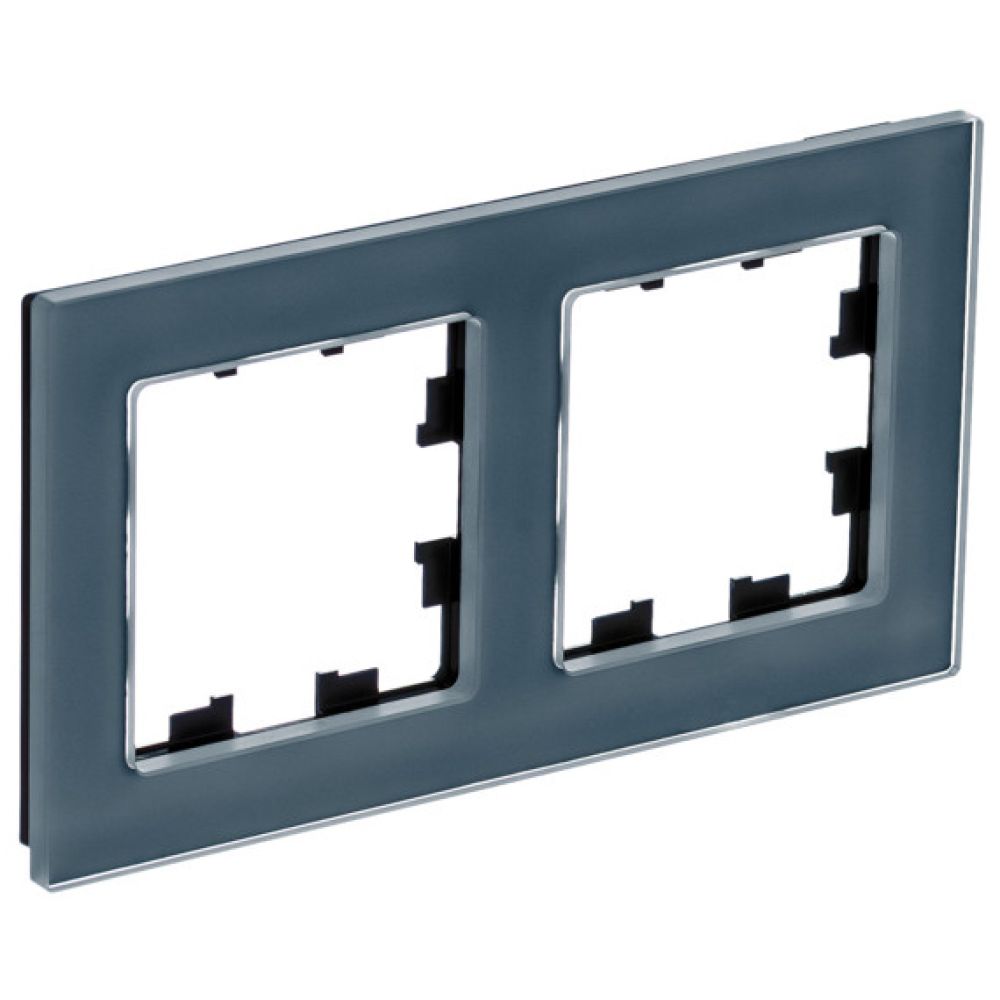 Рамка 2-постовая универсальная Systeme Electric (Schneider Electric) Atlas Design Nature, грифель ATN360702