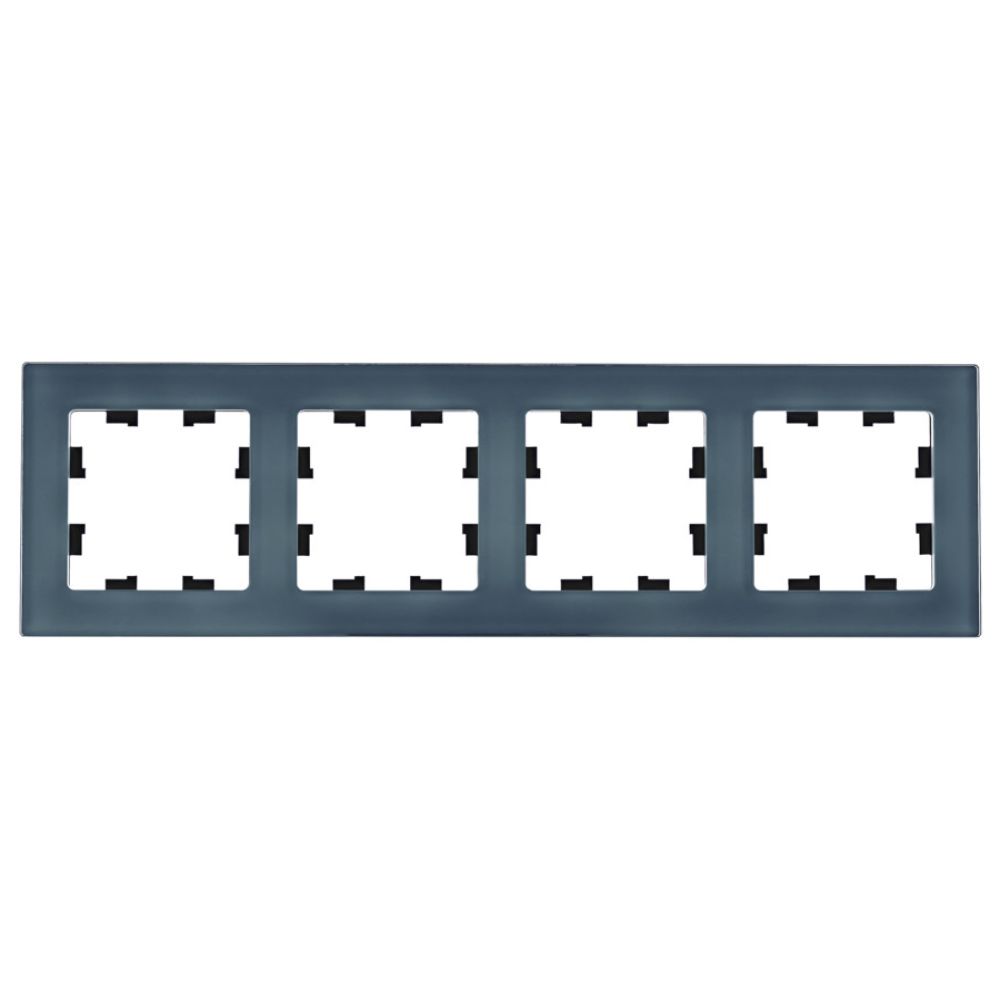 Рамка 4-постовая универсальная Systeme Electric (Schneider Electric) Atlas Design Nature, грифель ATN360704