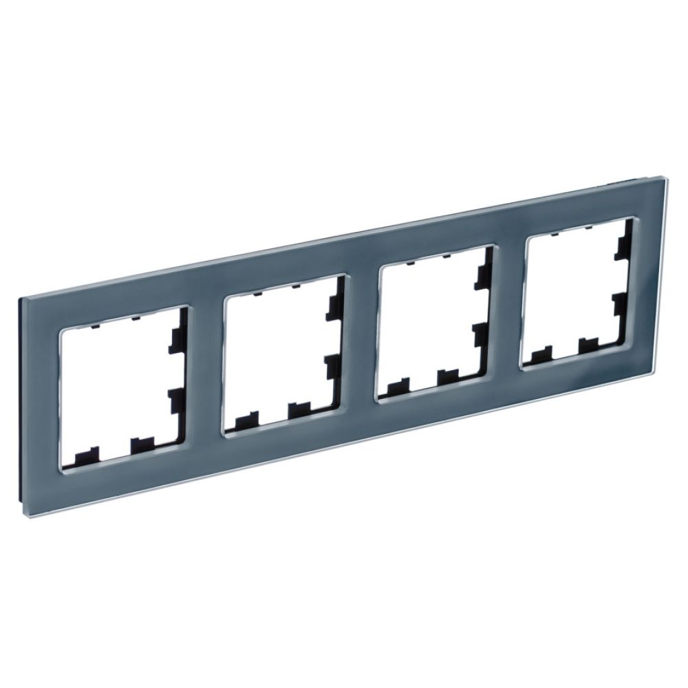 Рамка 4-постовая универсальная Systeme Electric (Schneider Electric) Atlas Design Nature, грифель ATN360704