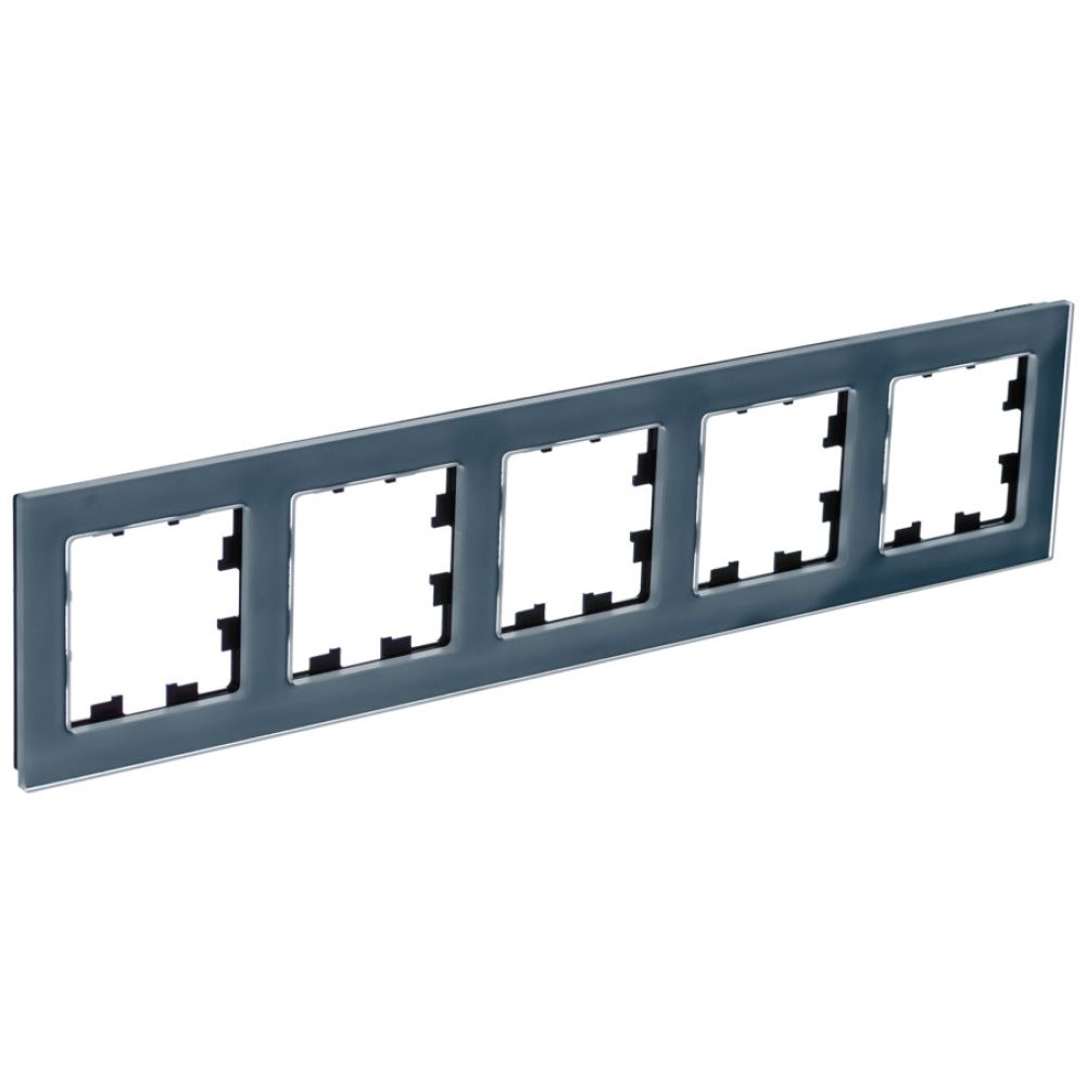 Рамка 5-постовая универсальная Systeme Electric (Schneider Electric) Atlas Design Nature, грифель ATN360705