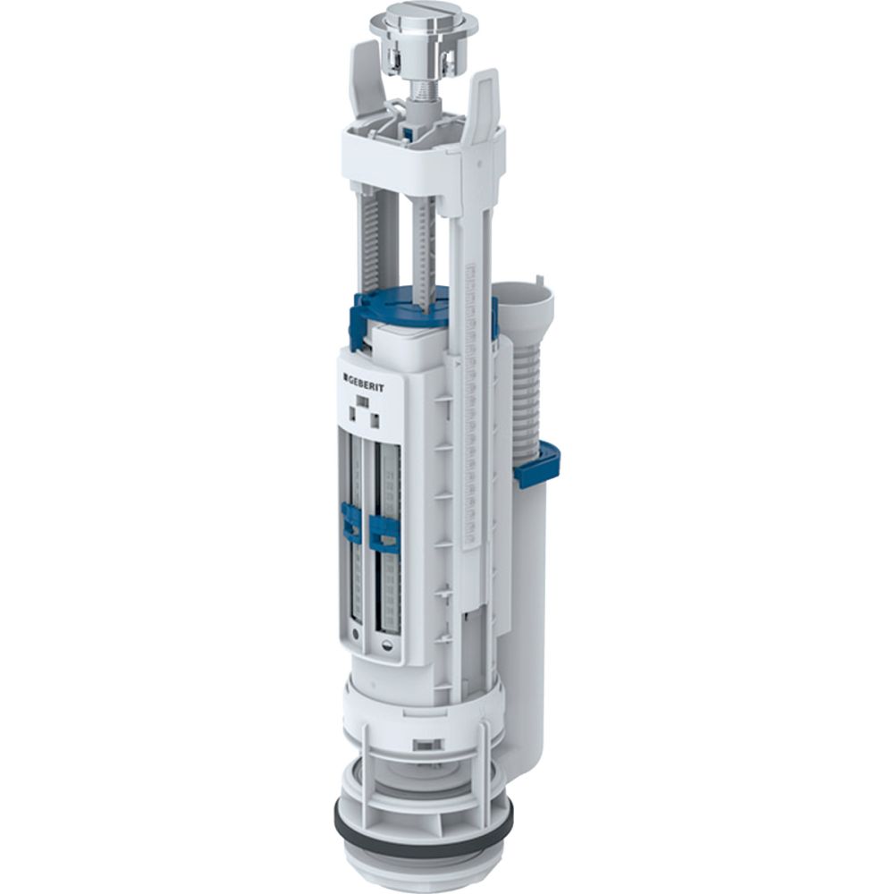 Смывной клапан Geberit типа 290, d40, двойной смыв: глянцевый хром, 282.303.21.2