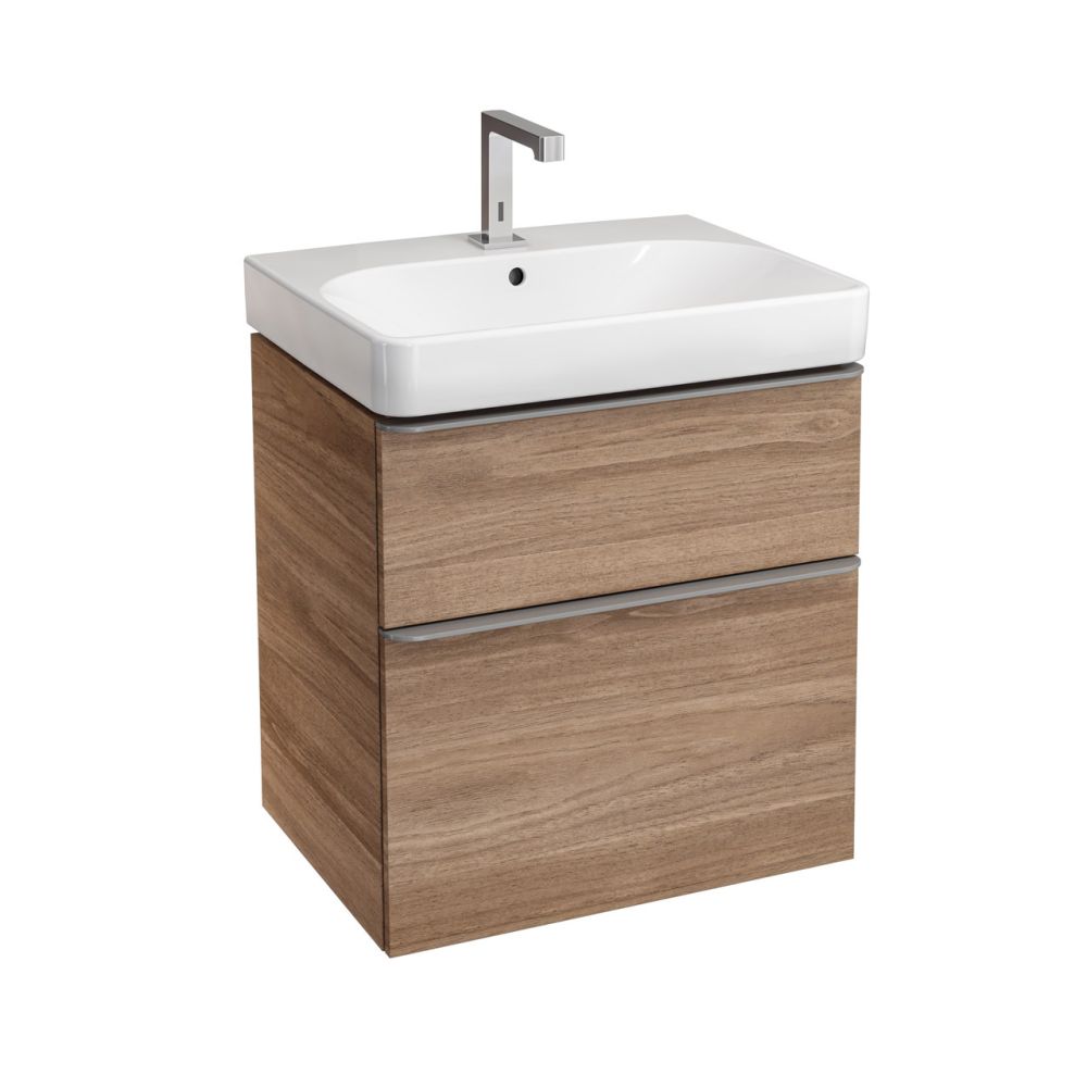 Тумба для раковины Geberit Smyle 58,4 см, пекан, 500.352.JR.1