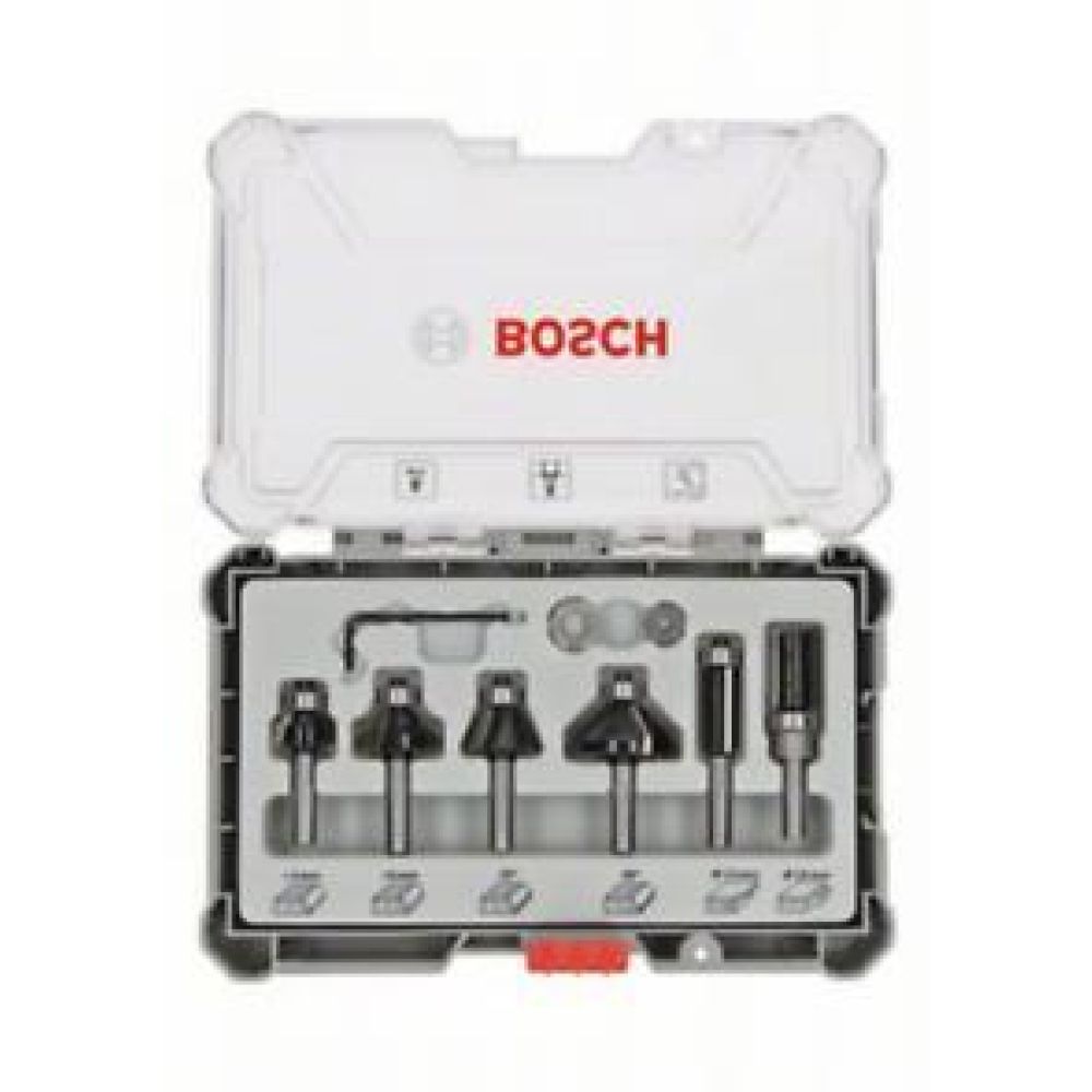Набор кромочных фрез Bosch с хвостовиком 8 мм, 6 шт., 2607017469