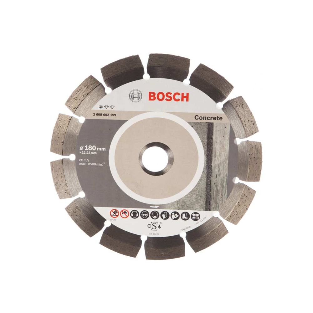 Диск алмазный по бетону Bosch Standard for Concrete 180-22,23 мм, 2608602199