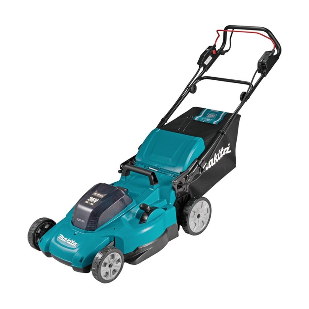 Аккумуляторная газонокосилка Makita LXT 2x18 В, 53 см, 70 л, c 2 АКБ 5 Ач и ЗУ, DLM539CT2