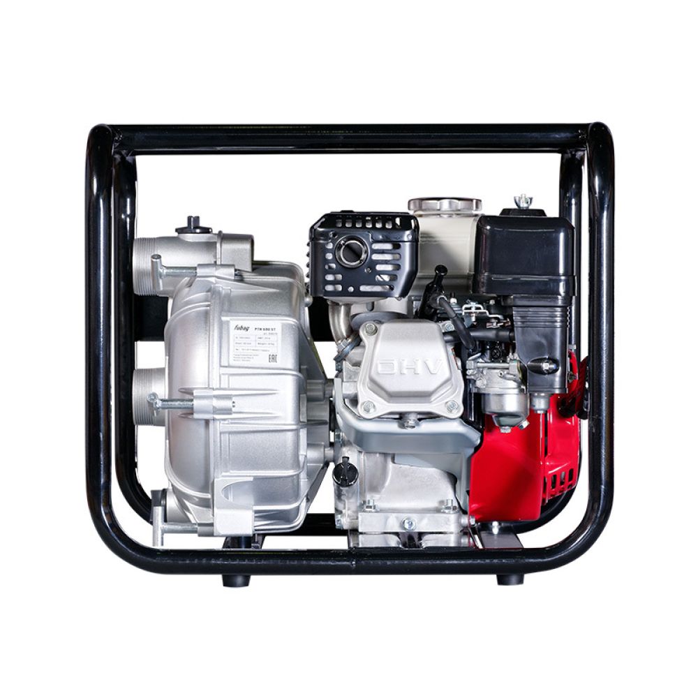 Бензиновая мотопомпа Fubag PTH 600 ST, для загрязненной воды, 2900 Вт, 4.8 л.с., 118 см³, 838216