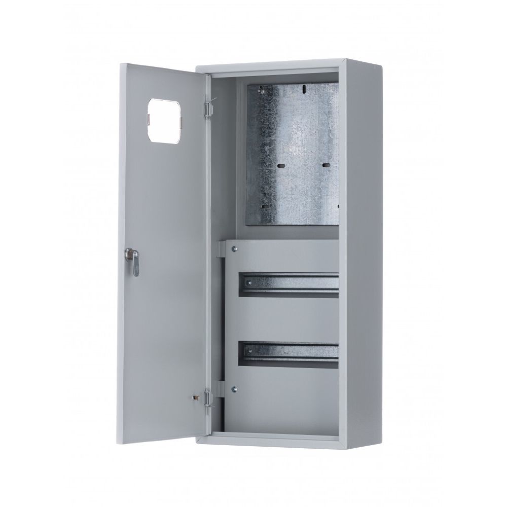 Корпус металлический учетный DEKraft ЩРУН-3/24, 680х300х160, 24 модуля, IP31, серый, 30409DEK