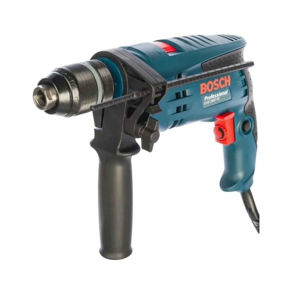 Дрель ударная Bosch GSB 1600 RE, 701 Вт, 3000 об/мин, 26270 уд/мин, 06012181R0