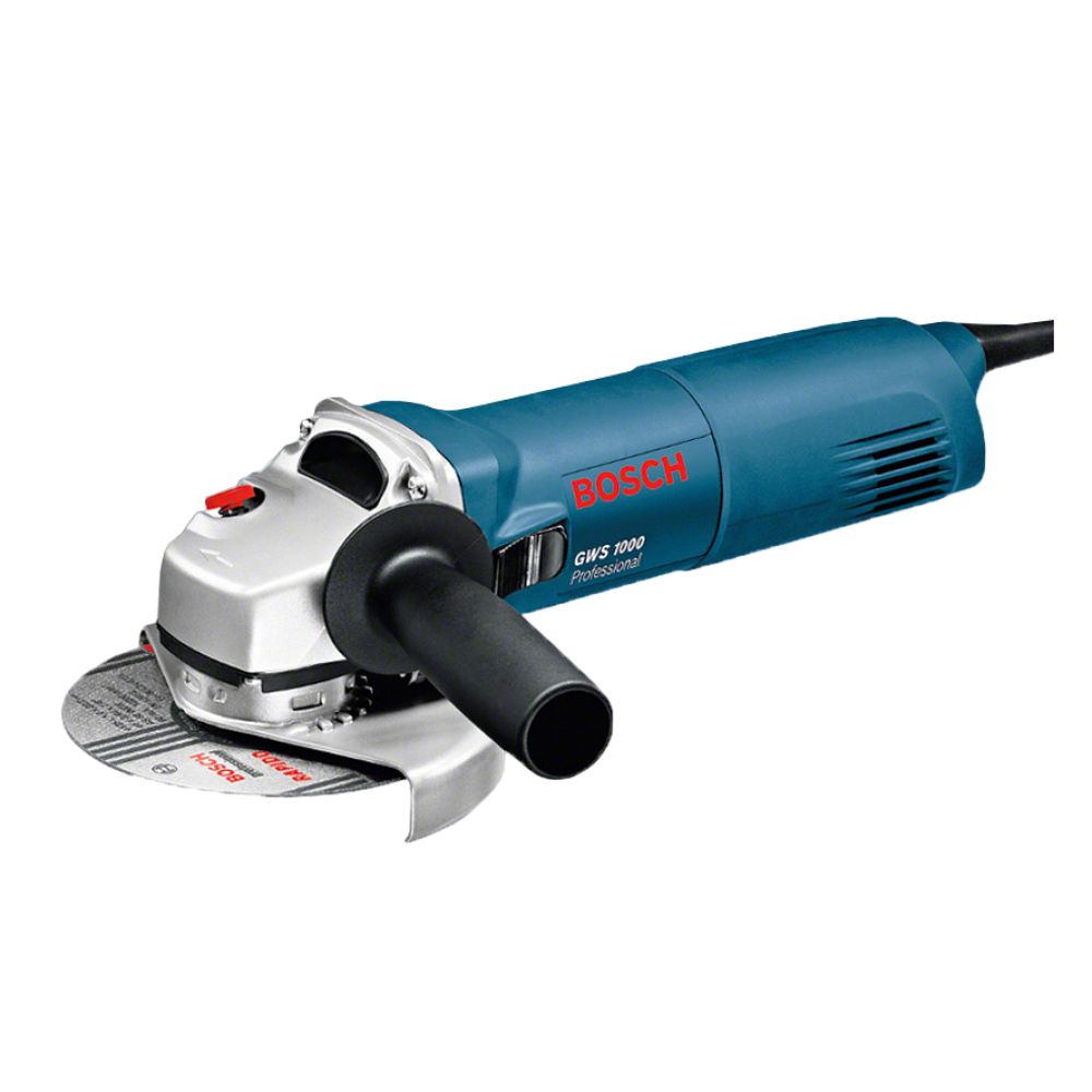 Угловая шлифмашина Bosch GWS 1000, 125 мм, 1000 Вт, 11000 об/мин, 0601828800