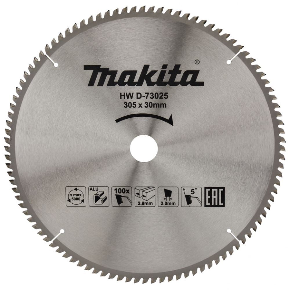 Пильный диск Makita по алюминию, 305x30x2 мм, D-73025