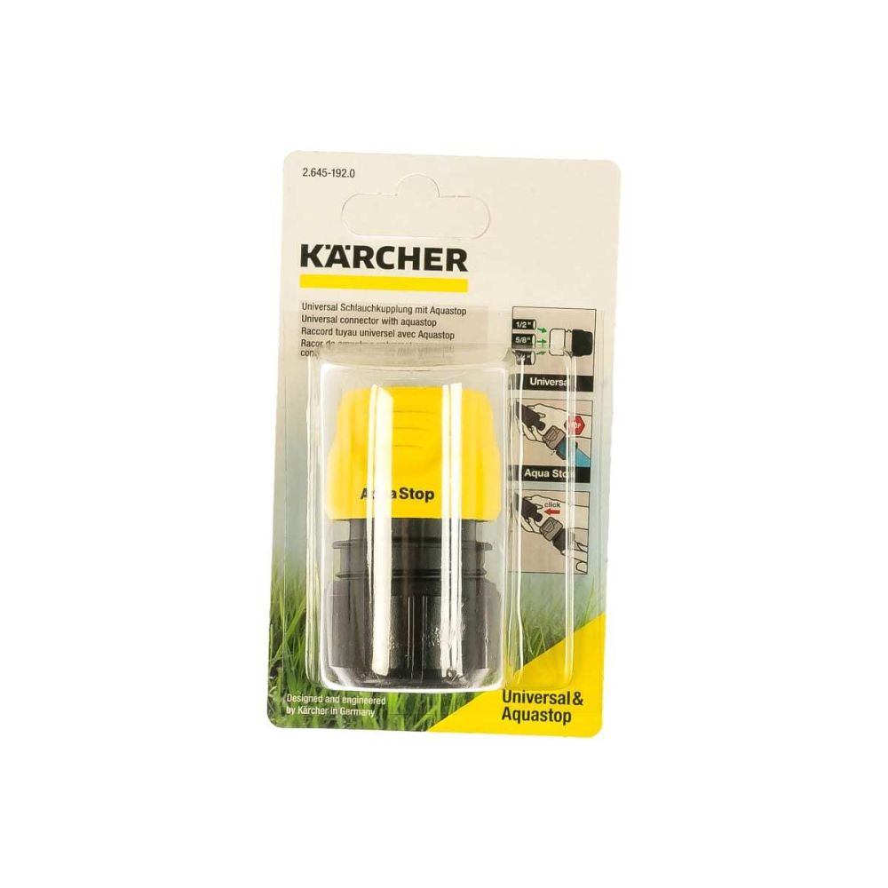 Коннектор универсальный Karcher с аквастопом, 2.645-192.0
