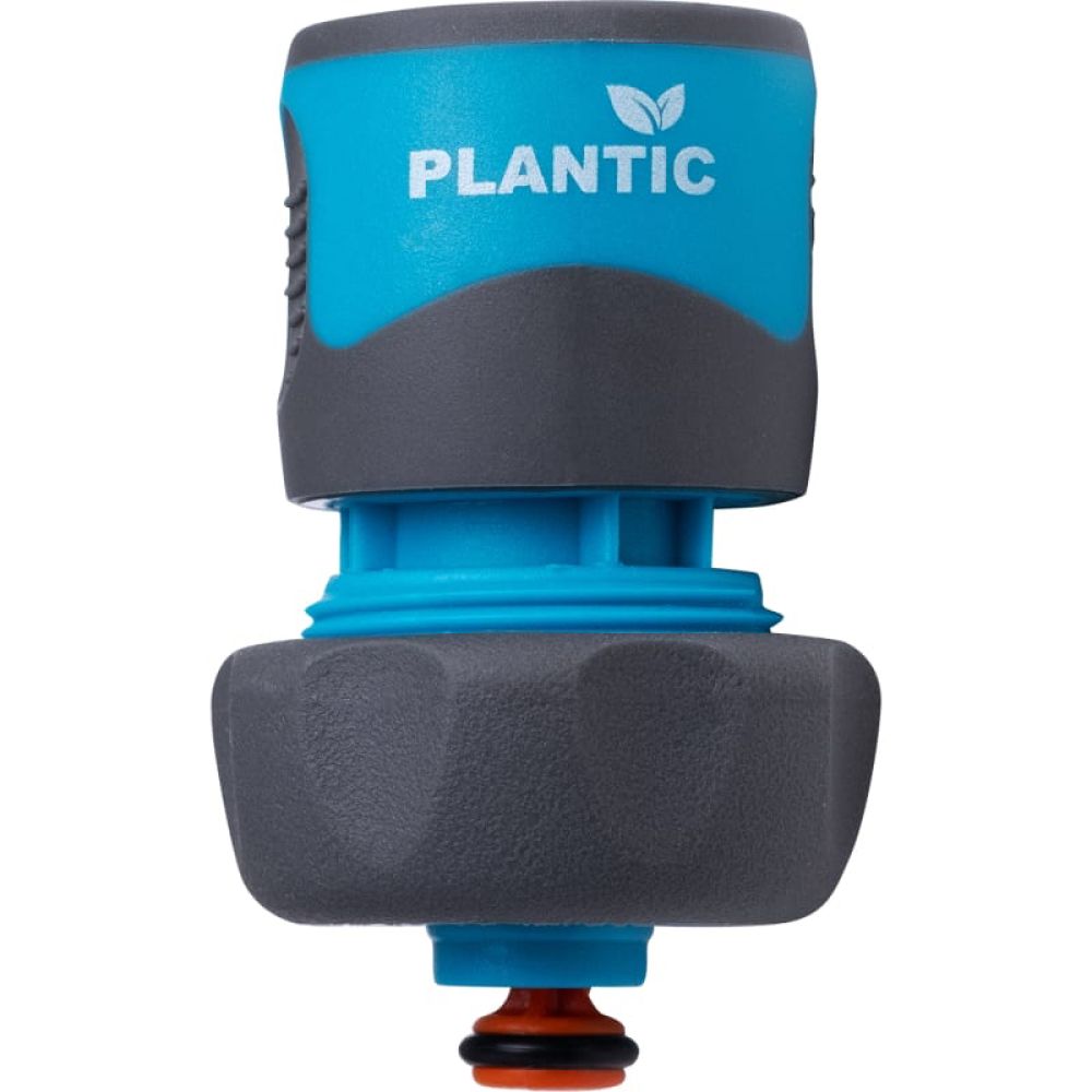 Коннектор для шлангов Plantic Light, с аквастопом, 3/4", 39368-01