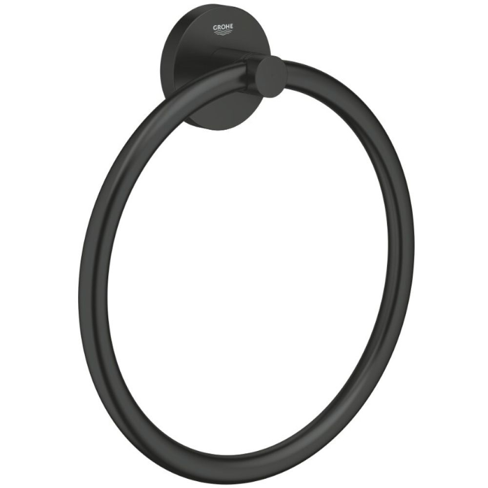 Кольцо для полотенца GROHE Start Ø 180 мм, матовый чёрный (411742430)