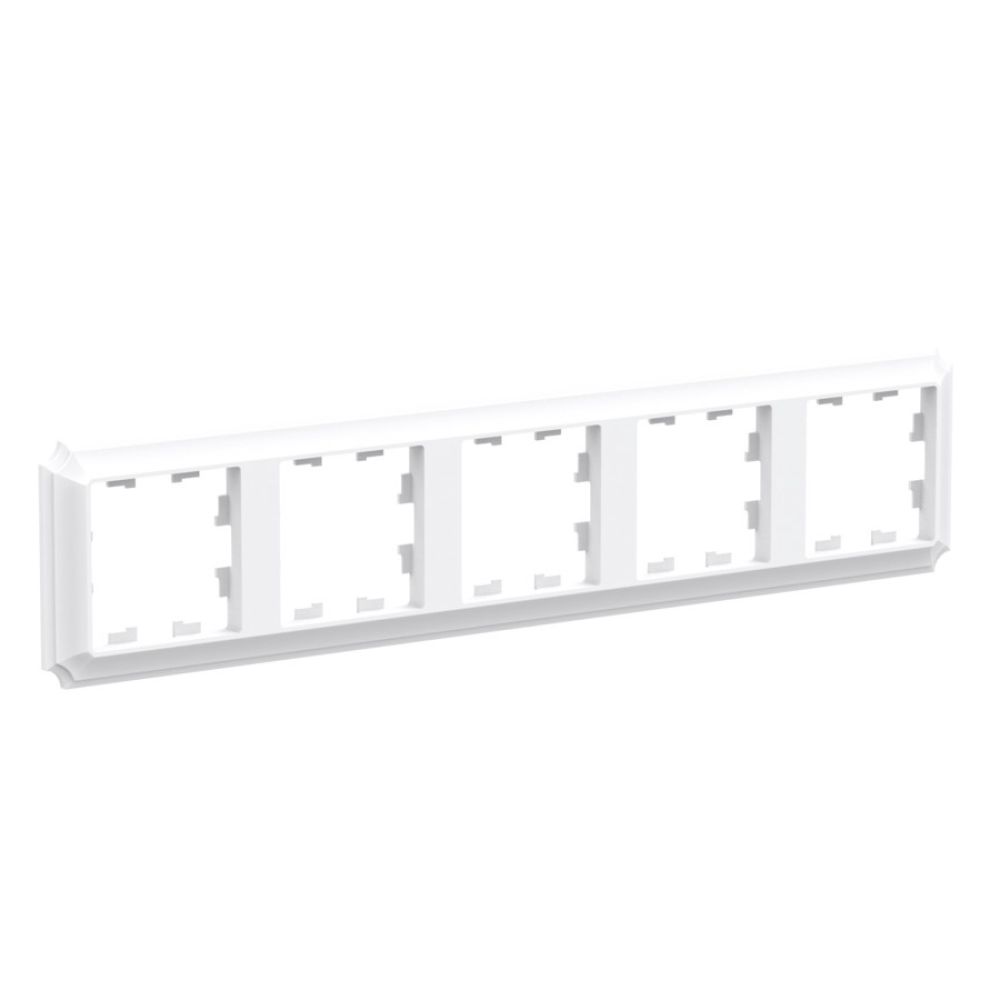 Рамка 5-постовая универсальная Systeme Electric (Schneider Electric) Atlas Design Antique, лотос ATN101305