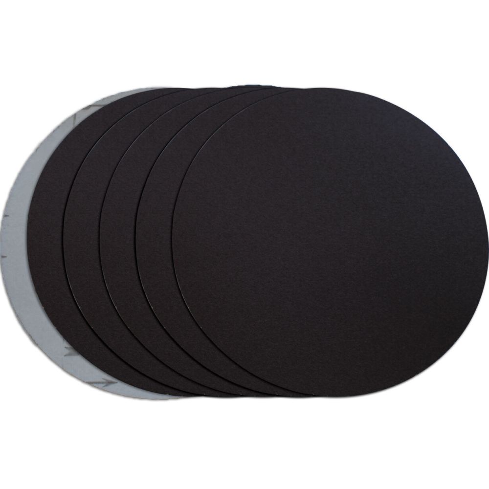 Диск шлифовальный JET на велкро основе, P180, 300 мм, черный, 5 шт., SD300.180-5