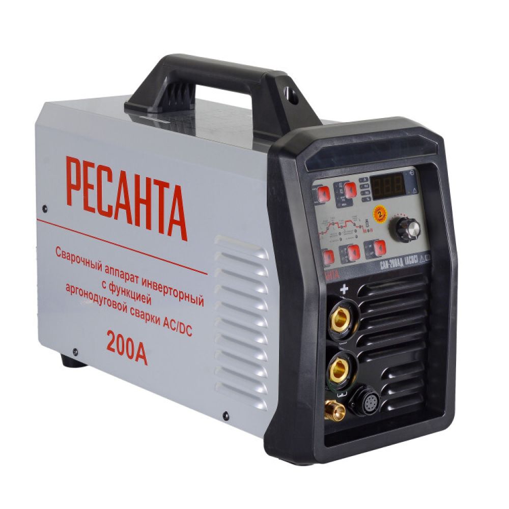 Сварочный аппарат инверторный Ресанта САИ-200АД (АС/DC), 200 А, 65/98