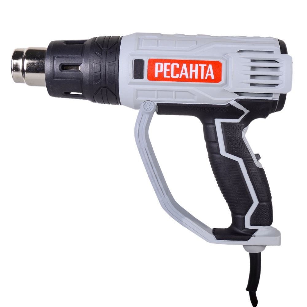 Фен строительный Ресанта ФЭ-2000ЭК, 2000 Вт, 500 л/мин, в кейсе, 75/2/2