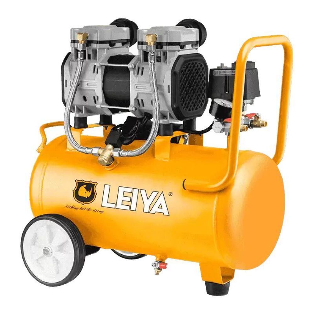 Безмасляный компрессор LEIYA 1350 Вт, 175л/мин, ресивер 30 л, LY-3930
