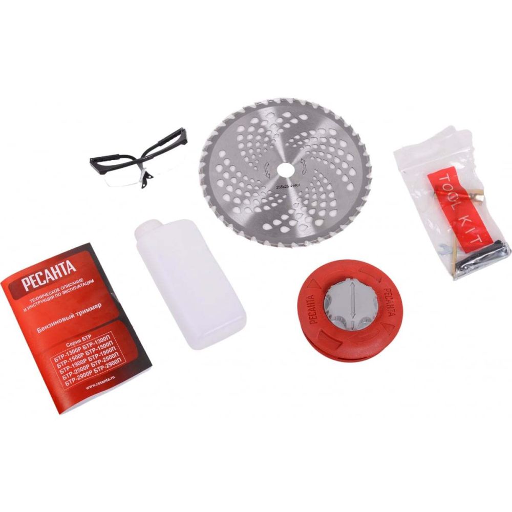 Бензиновый триммер БТР-2500Р Ресанта, 9500 об/мин, 2500 Вт, 70/2/40