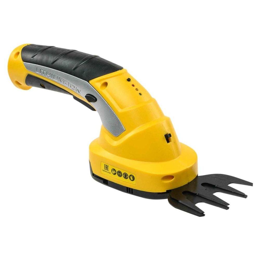 Аккумуляторный электрический триммер-кусторез Huter GET-7,2H, 7.2 В, 1100 об/мин, с АКБ 1.5 Ач и ЗУ, 70/1/39