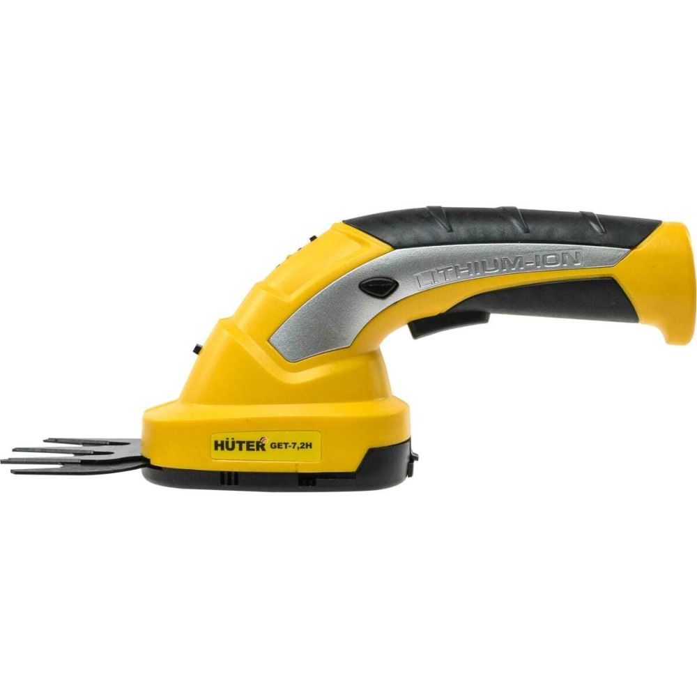 Аккумуляторный электрический триммер-кусторез Huter GET-7,2H, 7.2 В, 1100 об/мин, с АКБ 1.5 Ач и ЗУ, 70/1/39