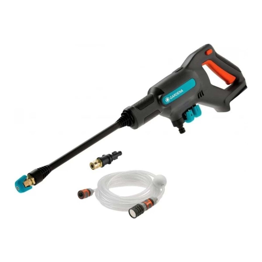Аккумуляторная мойка высокого давления Gardena AquaClean, 24/18 В, 250 л/ч, с АКБ 2.5 Ач и ЗУ, 14800-34.000.00