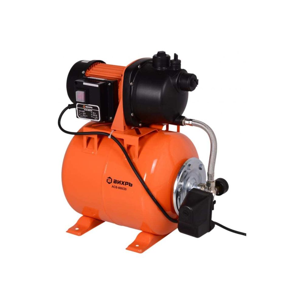 Автономная станция водоснабжения Вихрь АСВ-800/20, 800 Вт, 20 л, 68/1/5