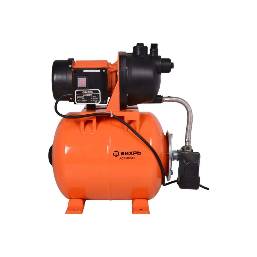 Автономная станция водоснабжения Вихрь АСВ-800/20, 800 Вт, 20 л, 68/1/5