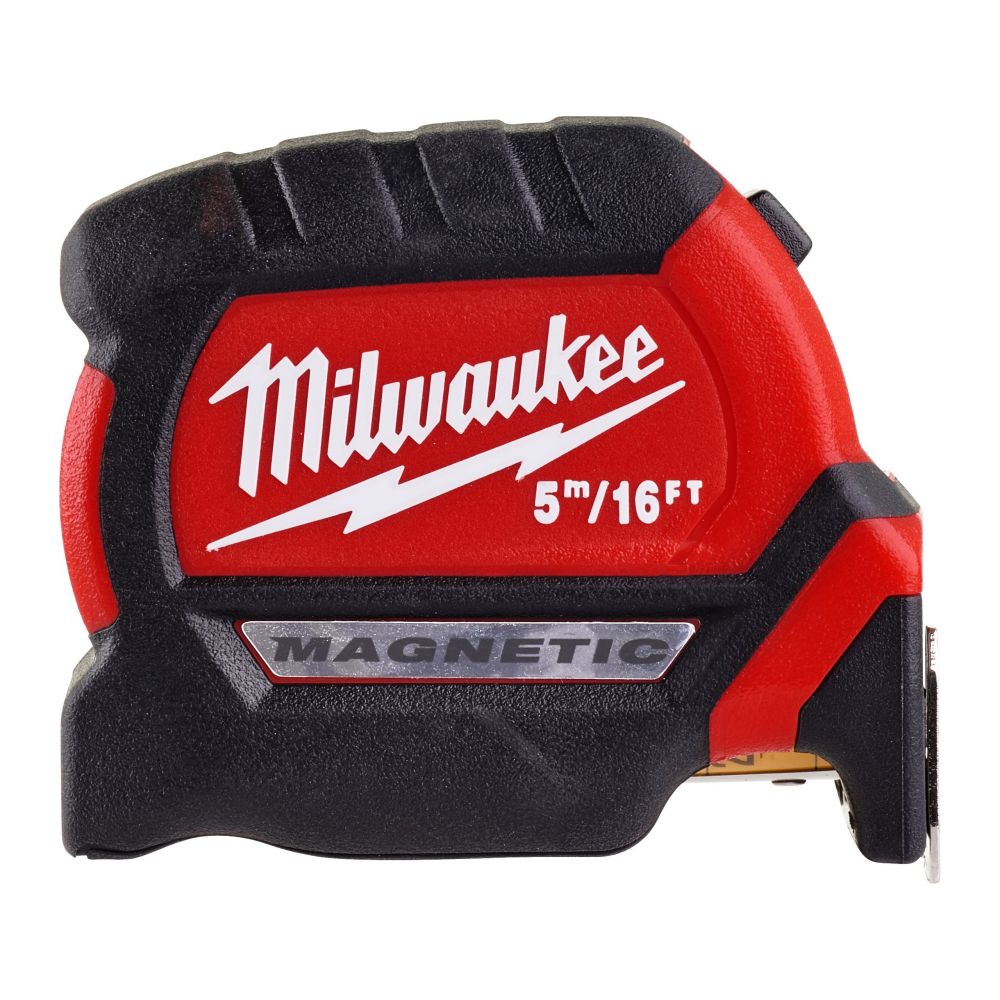 Рулетка Milwaukee Magnetic, магнитная, 5 м, 4932464602