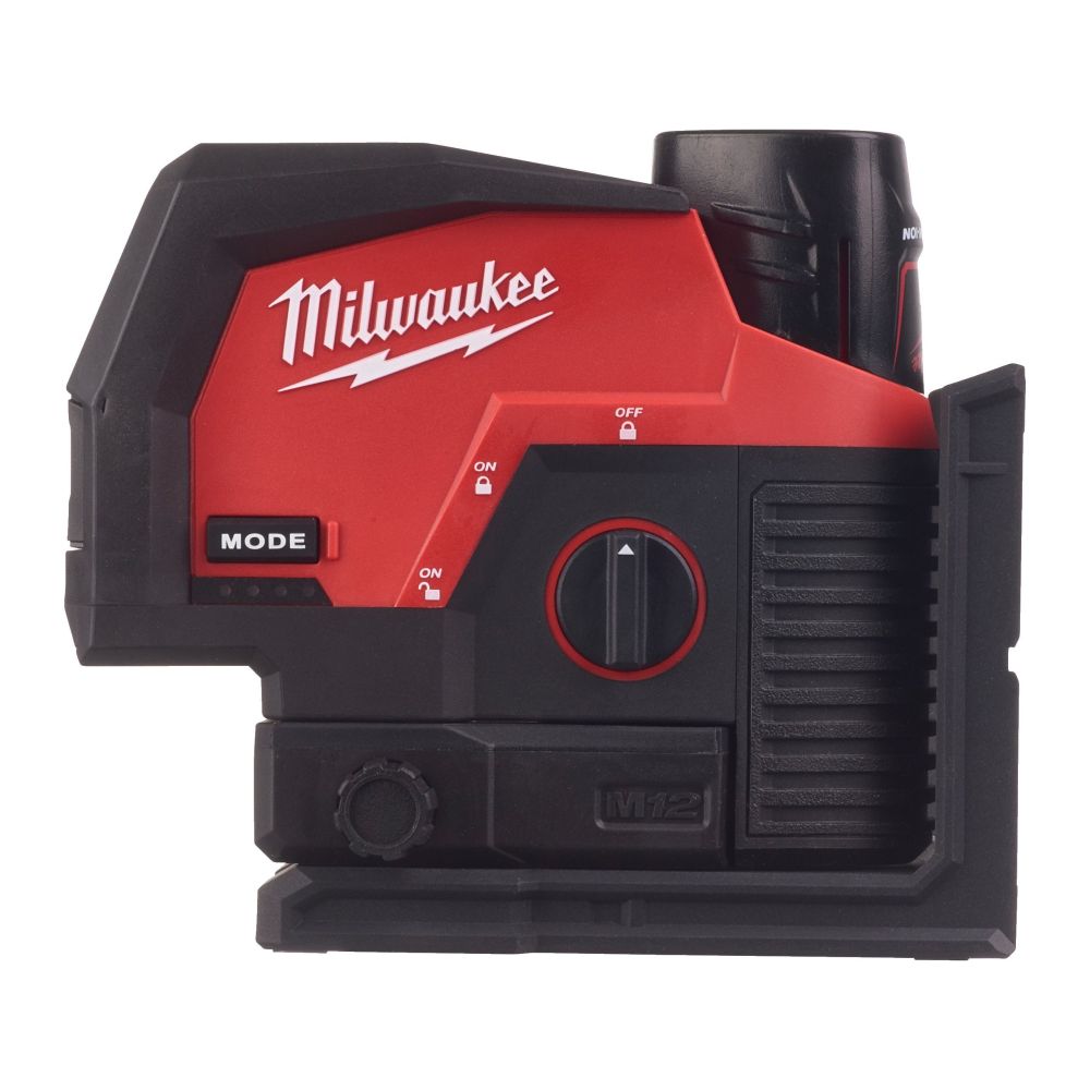 Аккумуляторный линейно-точечный лазерный нивелир Milwaukee M12 CLLP-301C, в кейсе, 4933478100