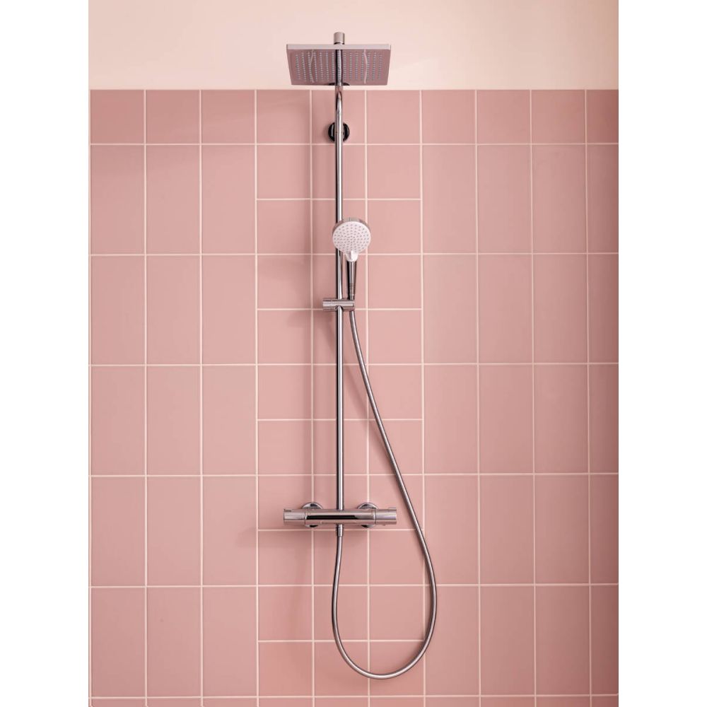 Душевая система hansgrohe Crometta Е 240 1jet с термостатом 27271000, хром