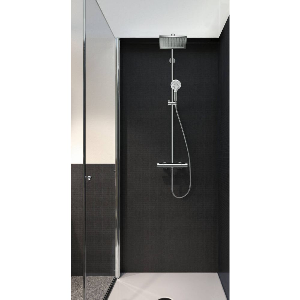 Душевая система hansgrohe Crometta Е 240 1jet с термостатом 27271000, хром