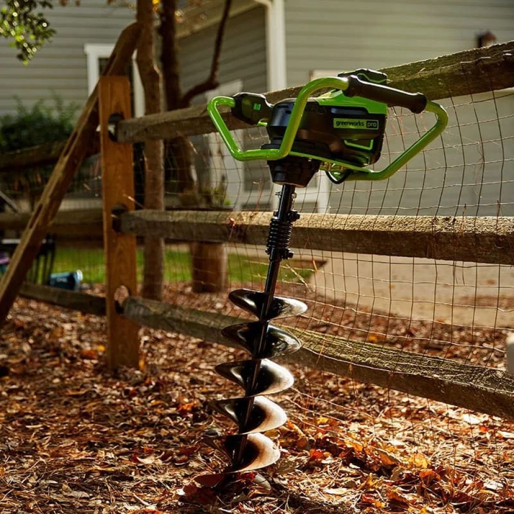 Аккумуляторный мотобур Greenworks GC-AUGER, 82 В, 210 об/мин, 110 Нм, без АКБ и ЗУ, 3707907