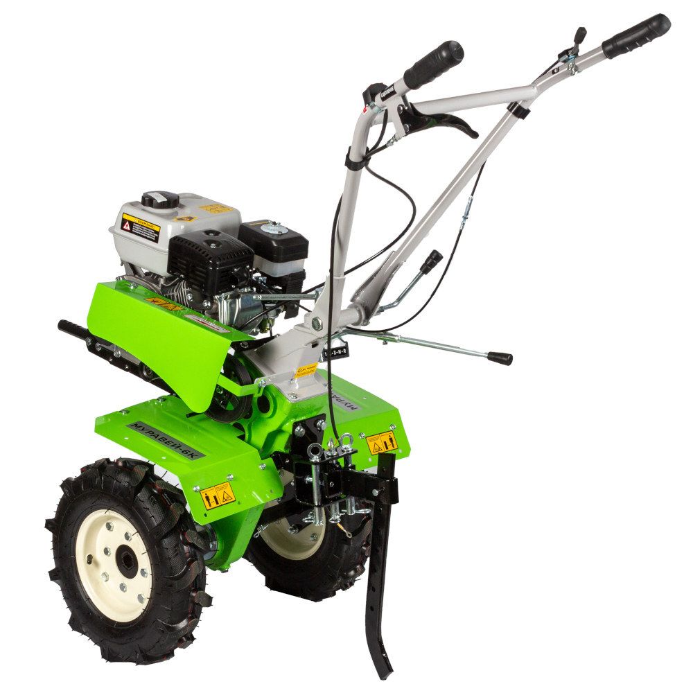 Мотоблок REDVERG с пониженной скоростью Муравей-6К, 5.6 Квт, 8 л.с, (с колесами), RD-TM6K