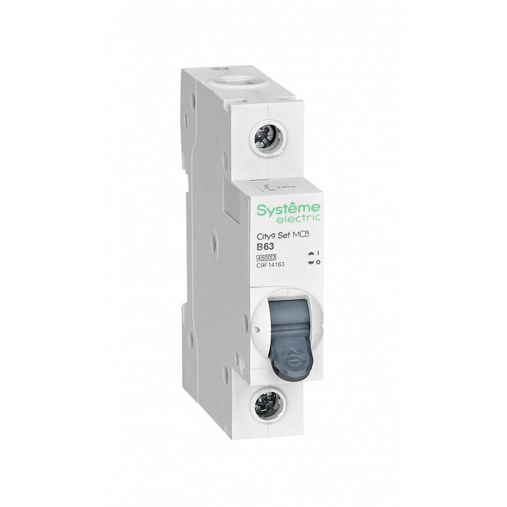 Автоматический выключатель Systeme Electric (Schneider Electric) City9 Set 1Р 63 A, тип B, 4.5 кА, C9F14163