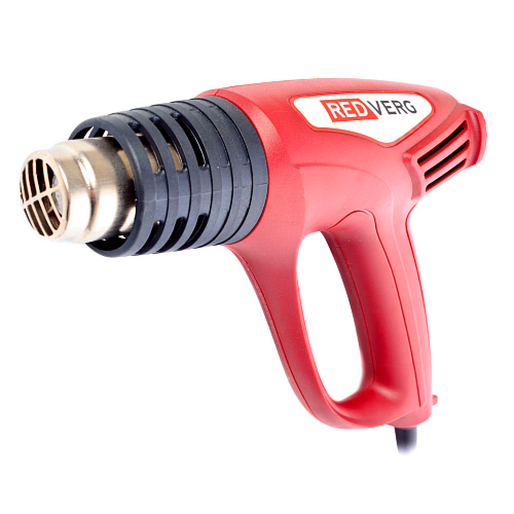 Фен строительный REDVERG, 2000 Вт, 350-550 л/мин, в кейсе, RD-HG2000D